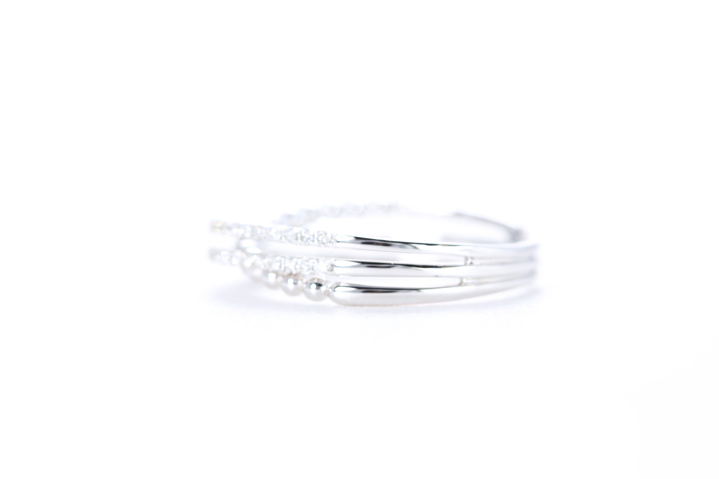 Intertwined Diamond Ring