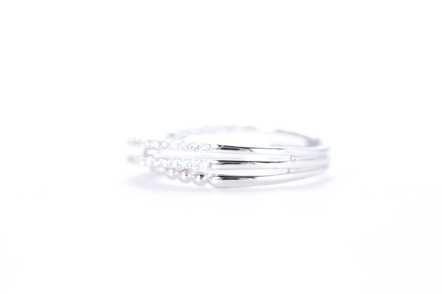 Intertwined Diamond Ring