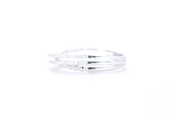 Intertwined Diamond Ring