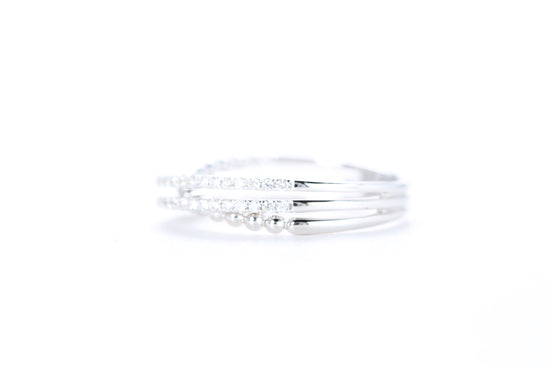 Intertwined Diamond Ring