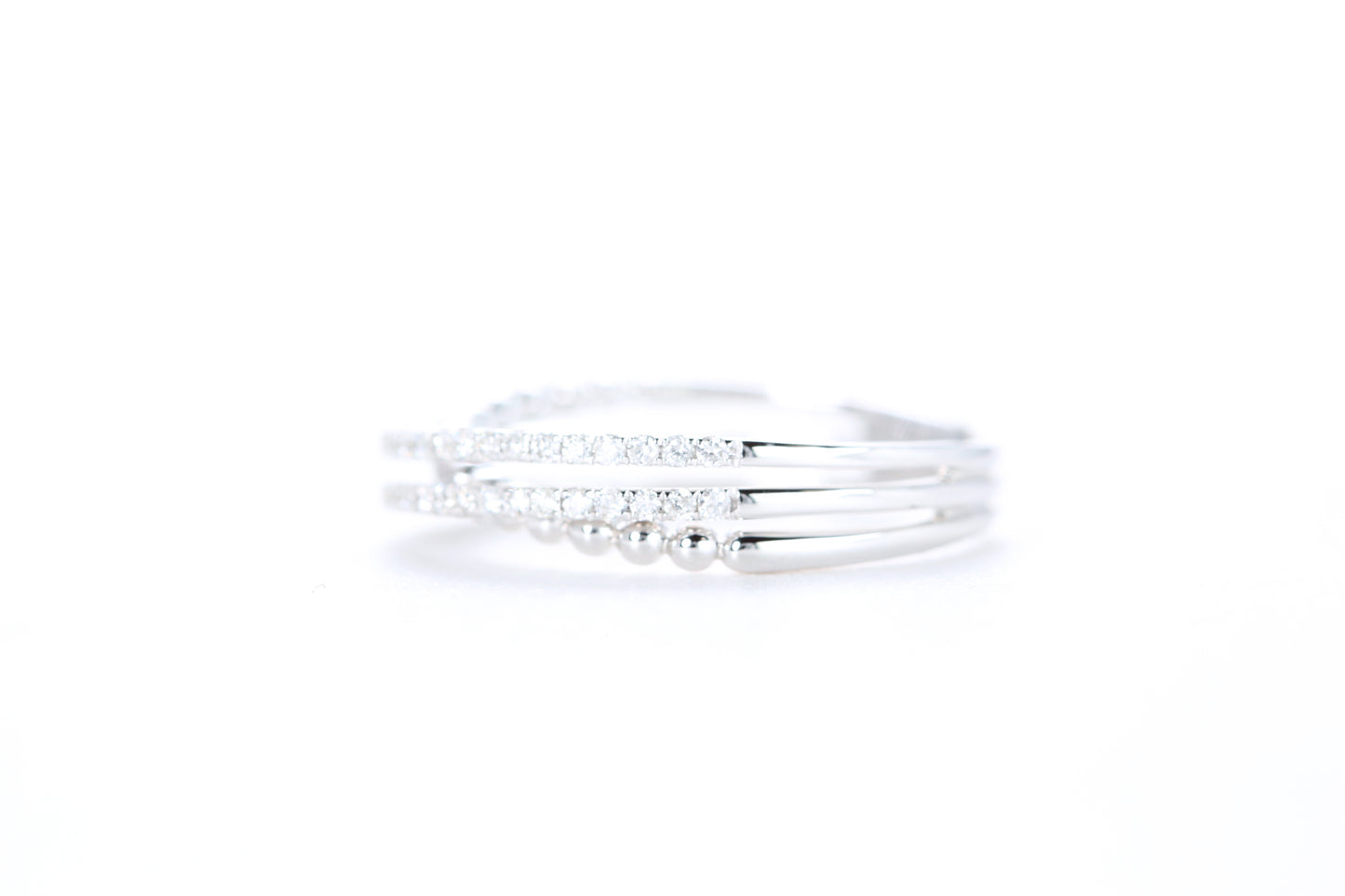 Intertwined Diamond Ring