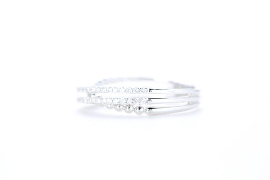 Intertwined Diamond Ring