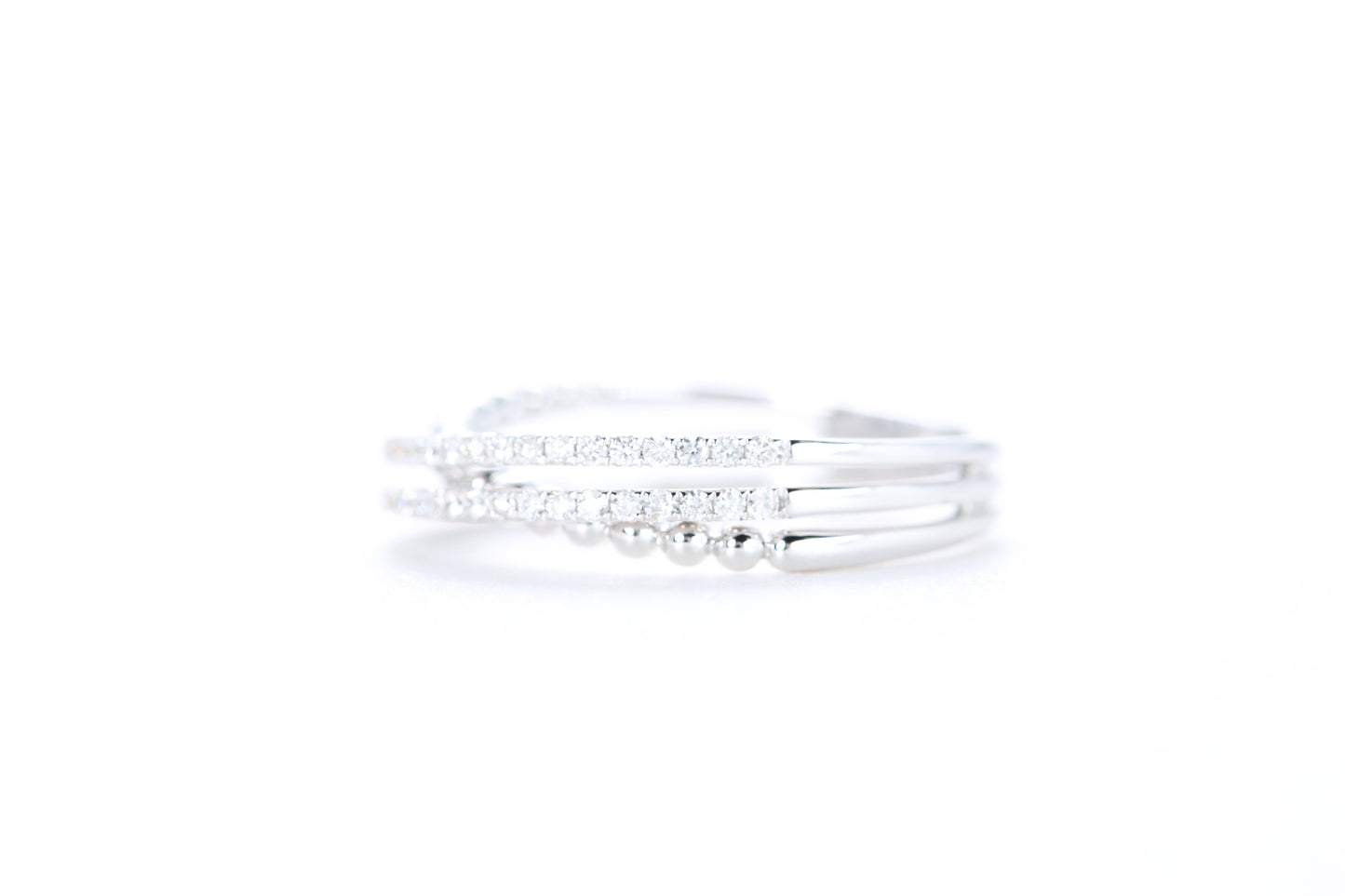 Intertwined Diamond Ring