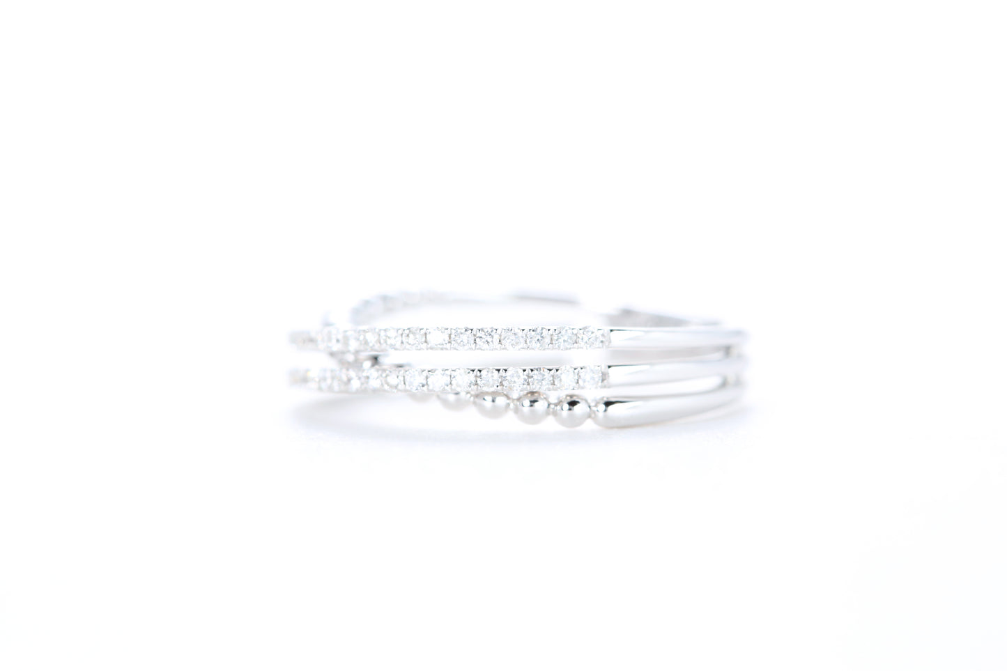 Intertwined Diamond Ring