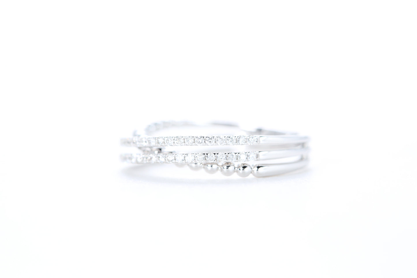 Intertwined Diamond Ring