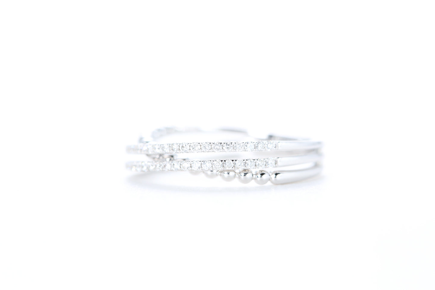 Intertwined Diamond Ring