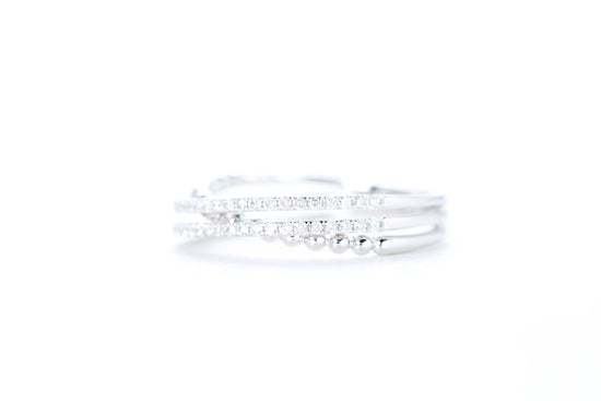 Intertwined Diamond Ring