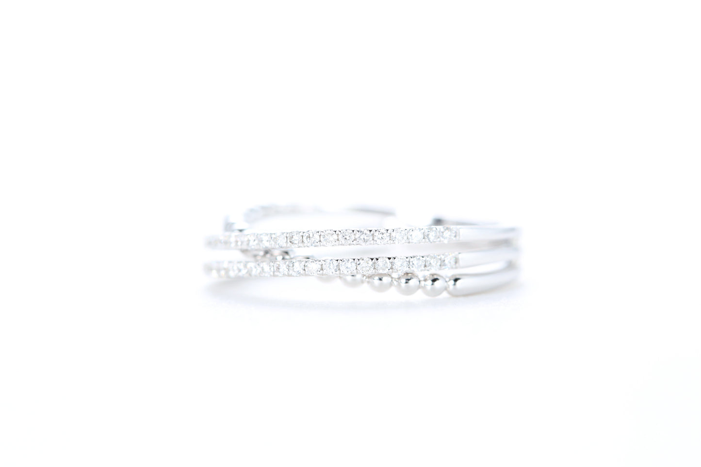 Intertwined Diamond Ring