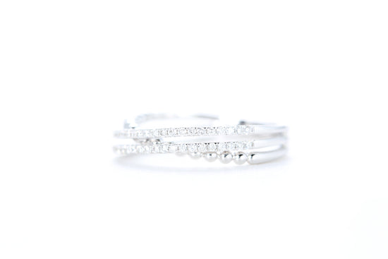 Intertwined Diamond Ring