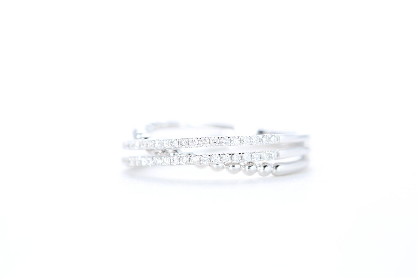 Intertwined Diamond Ring