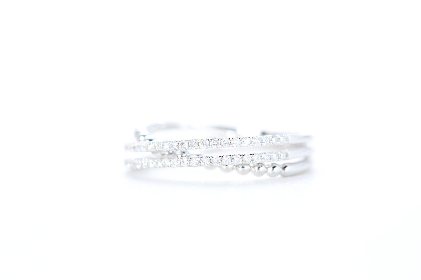 Intertwined Diamond Ring