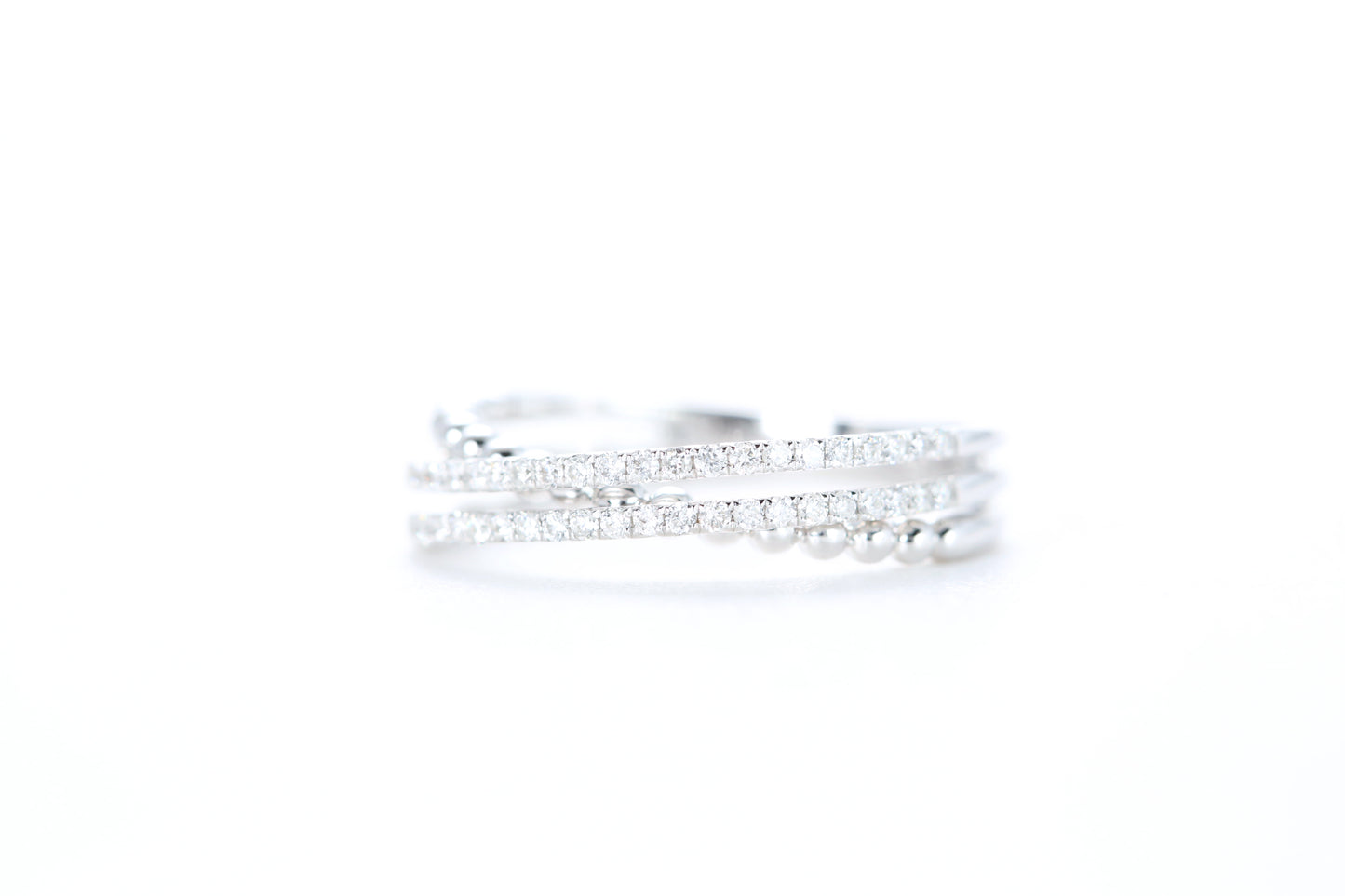 Intertwined Diamond Ring