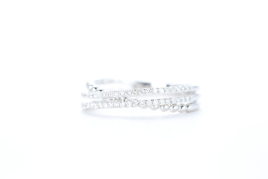 Intertwined Diamond Ring