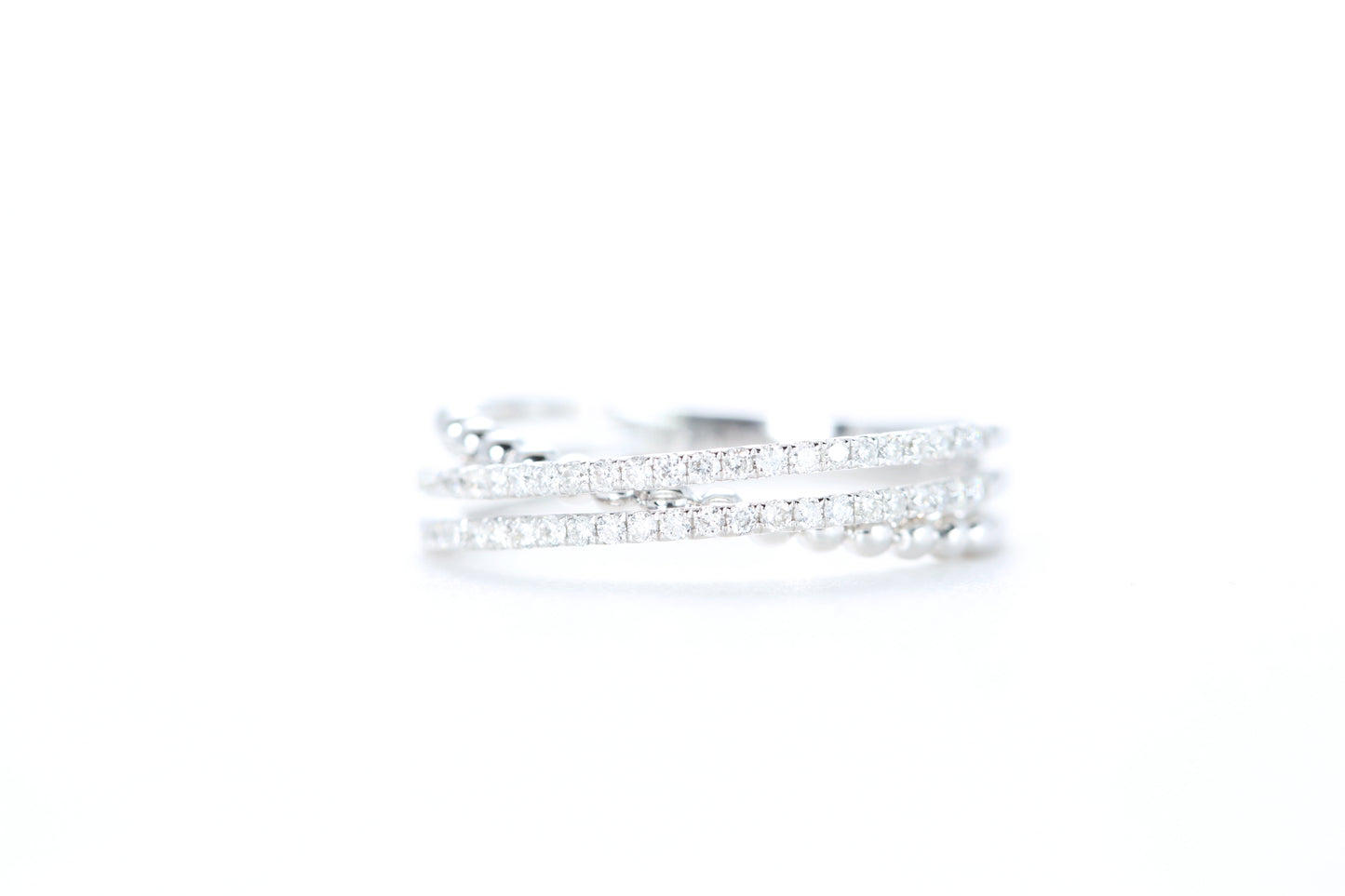 Intertwined Diamond Ring