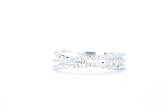Intertwined Diamond Ring