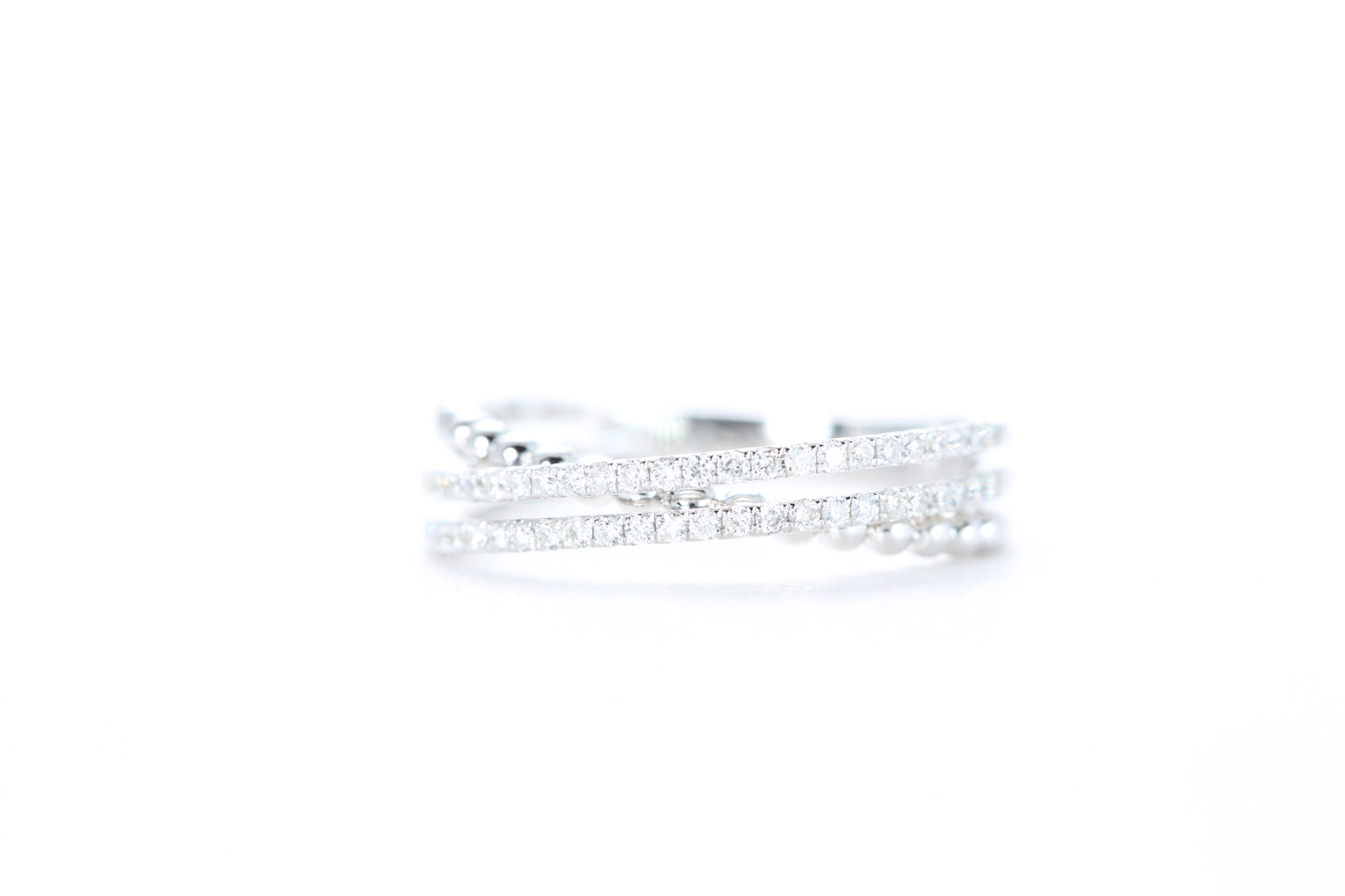Intertwined Diamond Ring