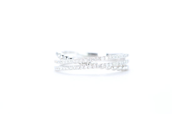 Intertwined Diamond Ring