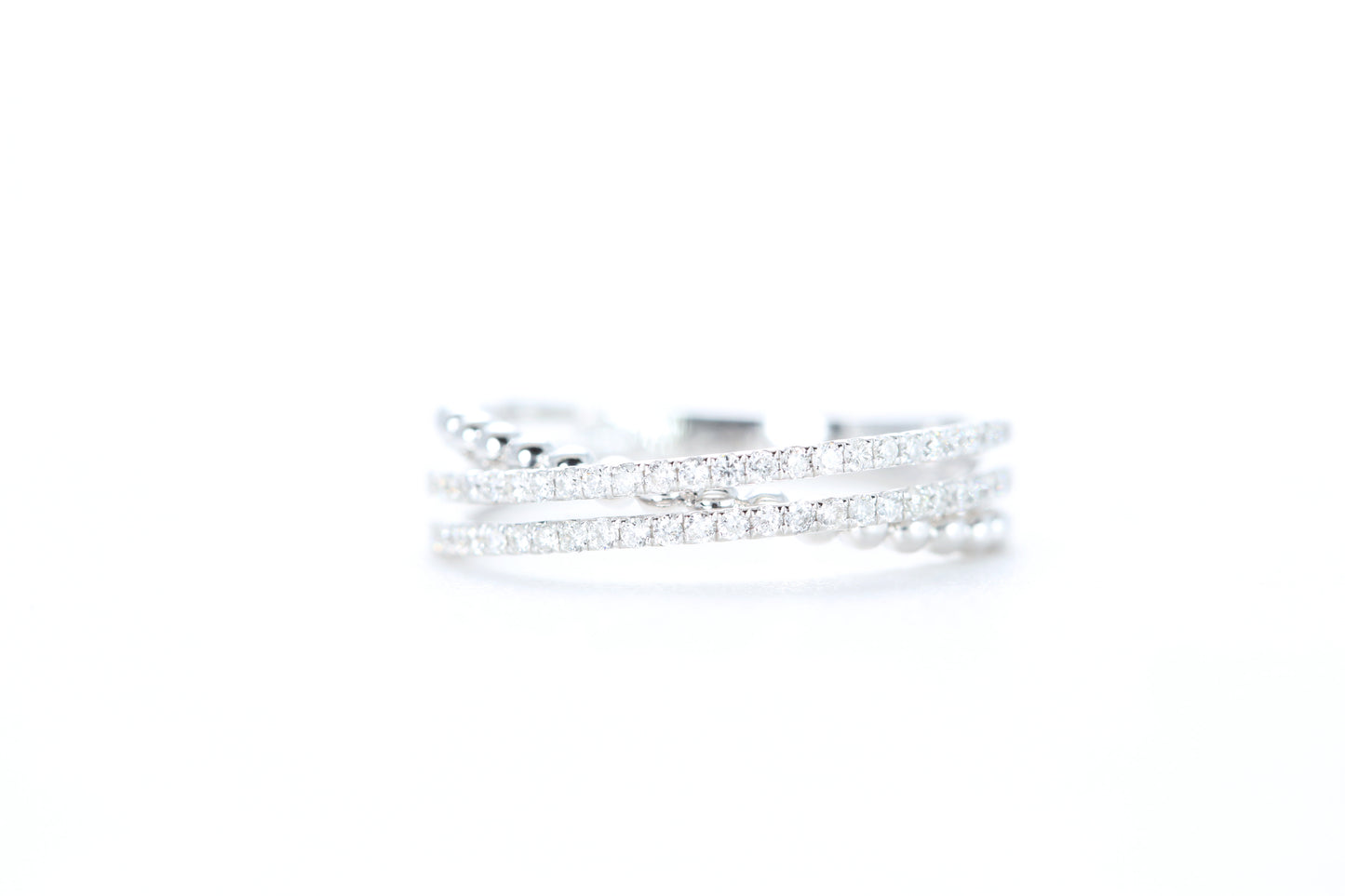 Intertwined Diamond Ring
