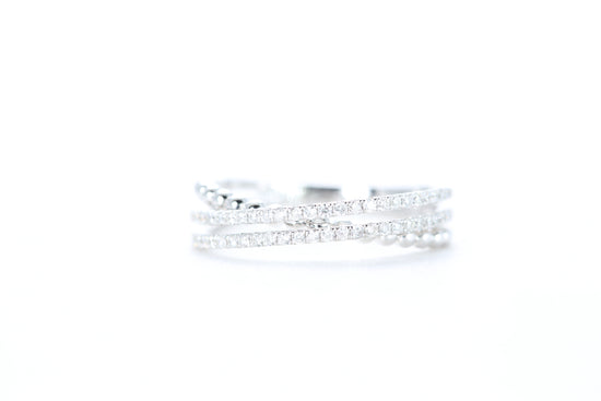 Intertwined Diamond Ring