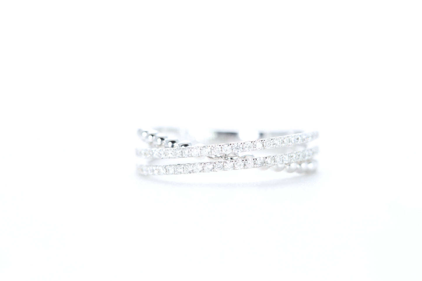 Intertwined Diamond Ring