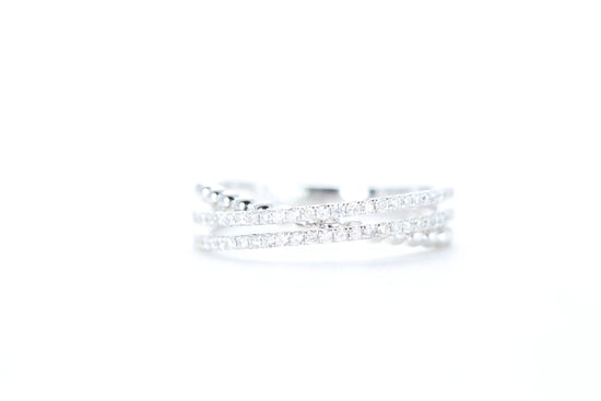 Intertwined Diamond Ring