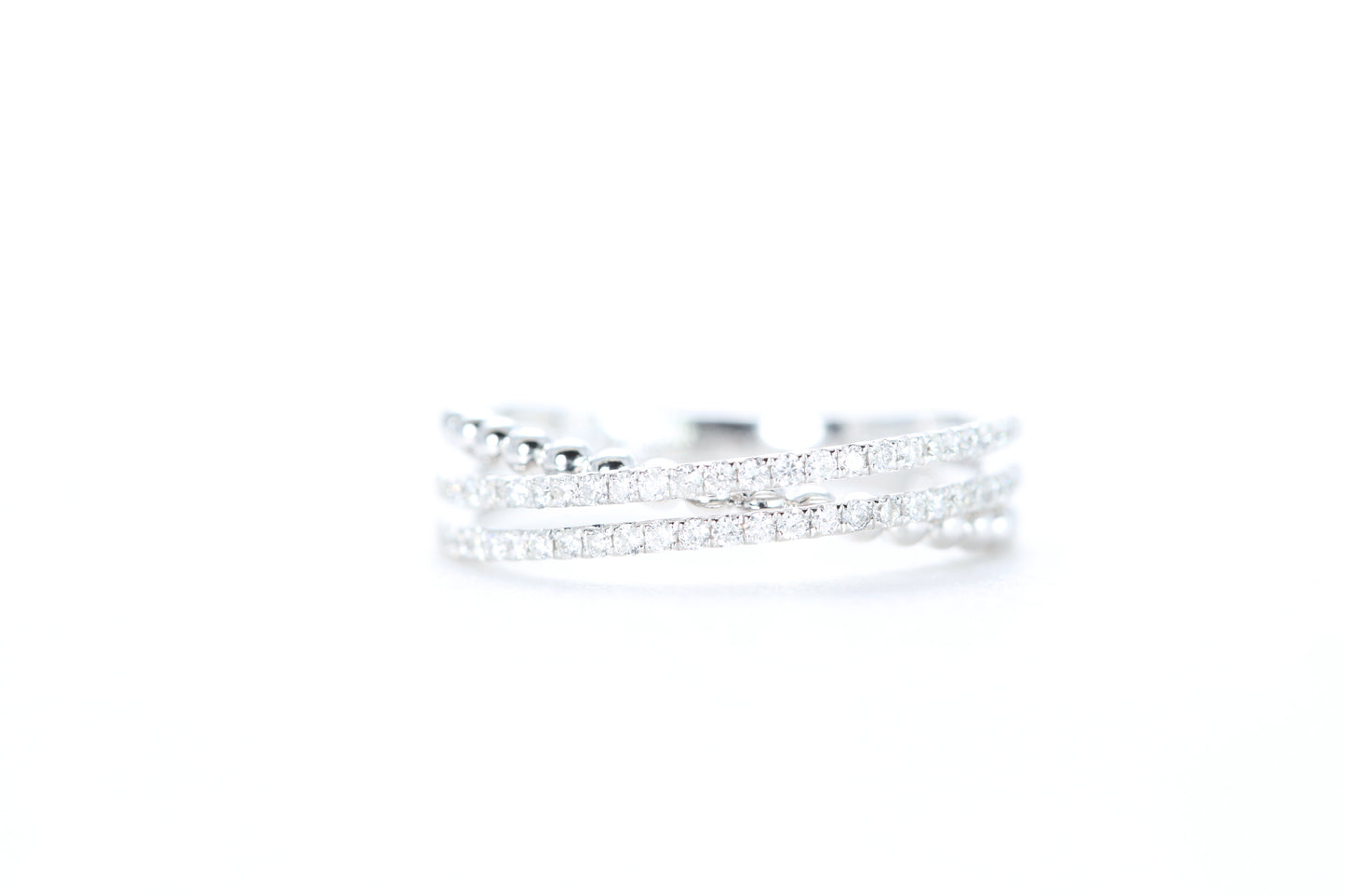 Intertwined Diamond Ring