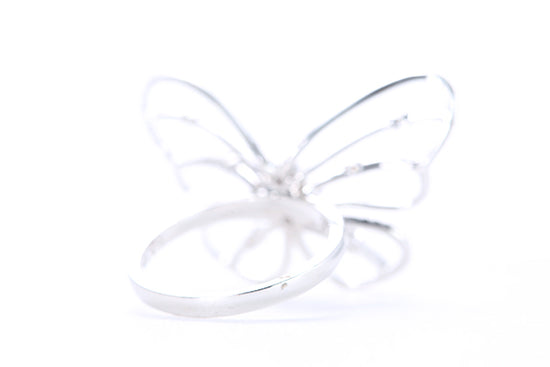 Intricate Diamond Butterfly Ring