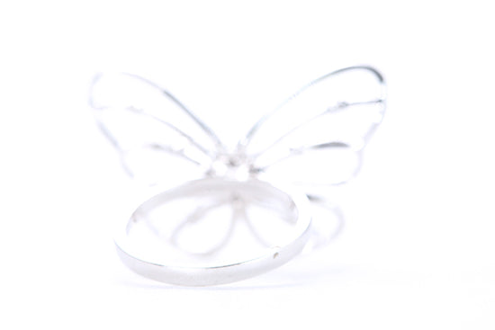 Intricate Diamond Butterfly Ring