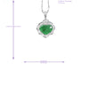 Jadeite Heart Pendant