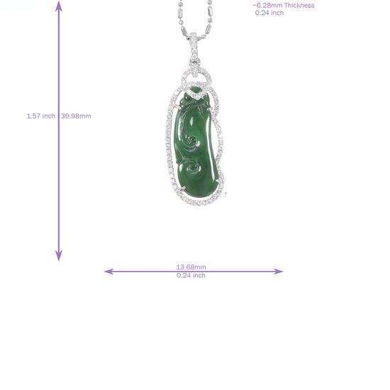 Jadeite Ruyi Pendant