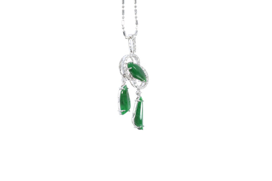 Jadeite Trio Pendant