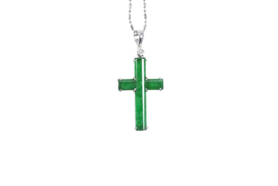 Jadeite Cross Pendant