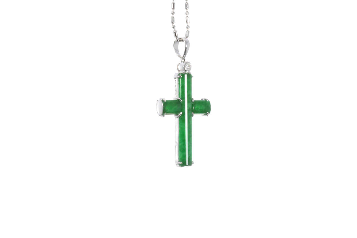 Jadeite Cross Pendant