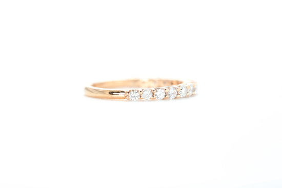 Load image into Gallery viewer, Micro Pavé 1/2 Carat Diamond Ring in 18k Rose Gold
