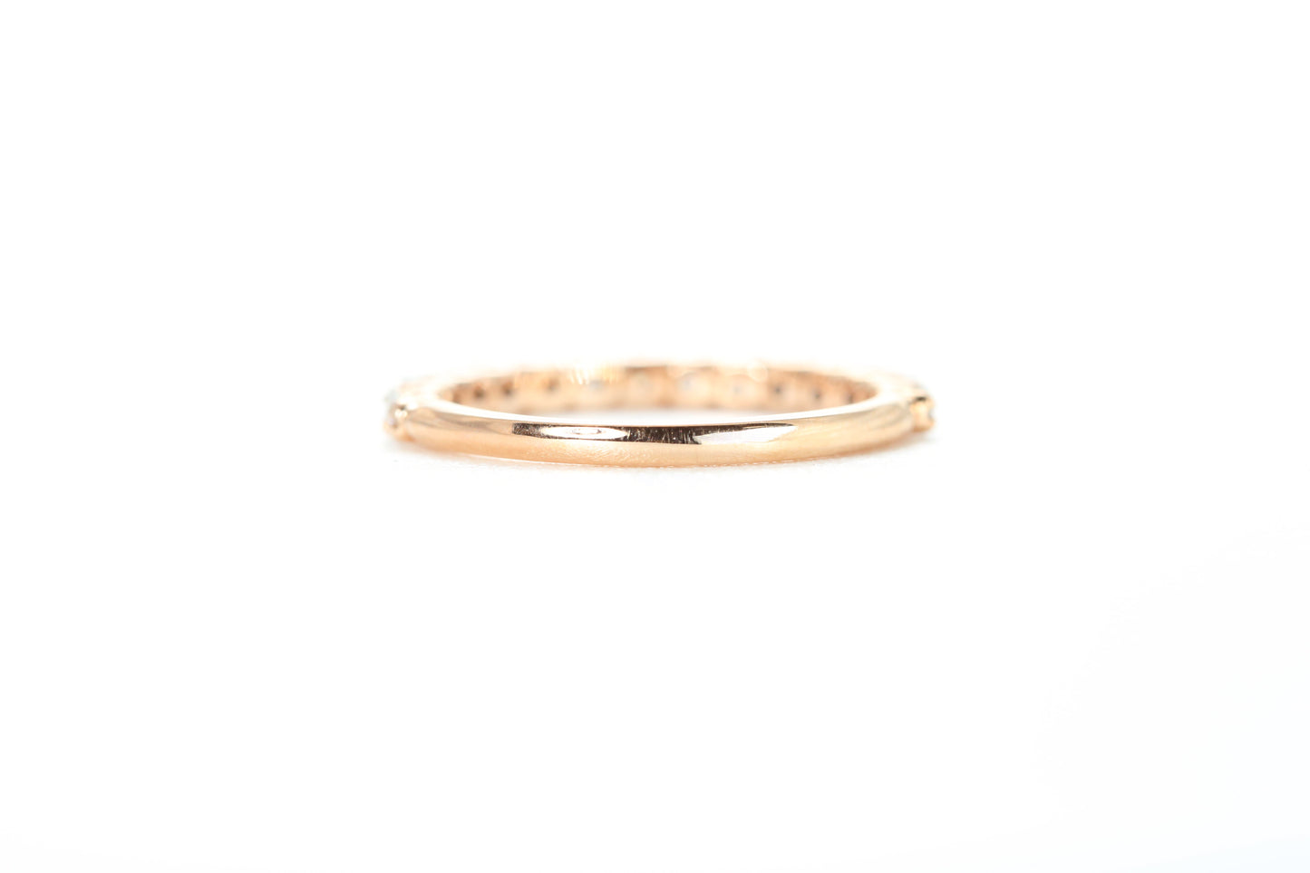 Micro Pavé 1/2 Carat Diamond Ring in 18k Rose Gold