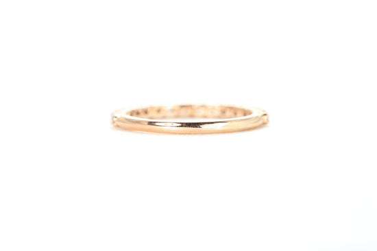 Micro Pavé 1/2 Carat Diamond Ring in 18k Rose Gold