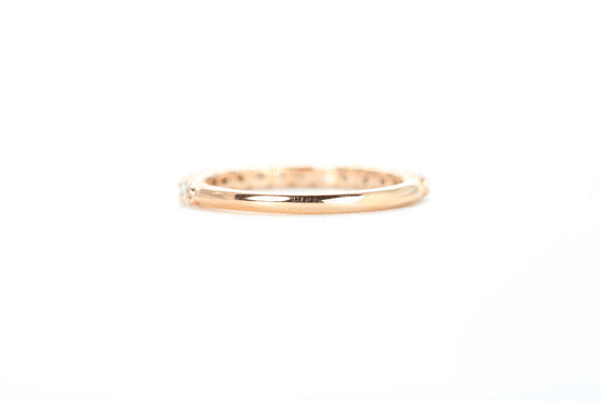 Micro Pavé 1/2 Carat Diamond Ring in 18k Rose Gold