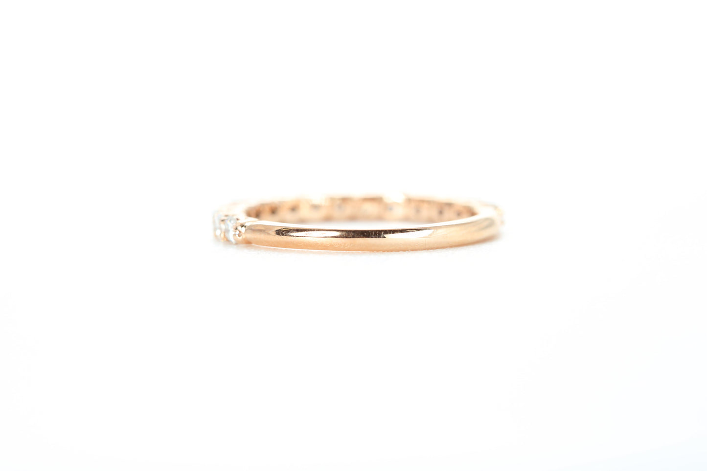 Micro Pavé 1/2 Carat Diamond Ring in 18k Rose Gold