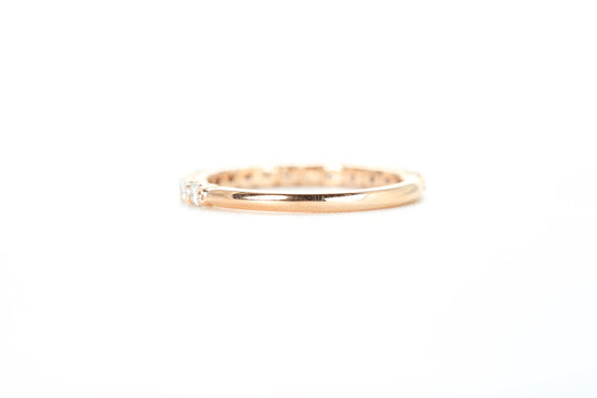 Micro Pavé 1/2 Carat Diamond Ring in 18k Rose Gold