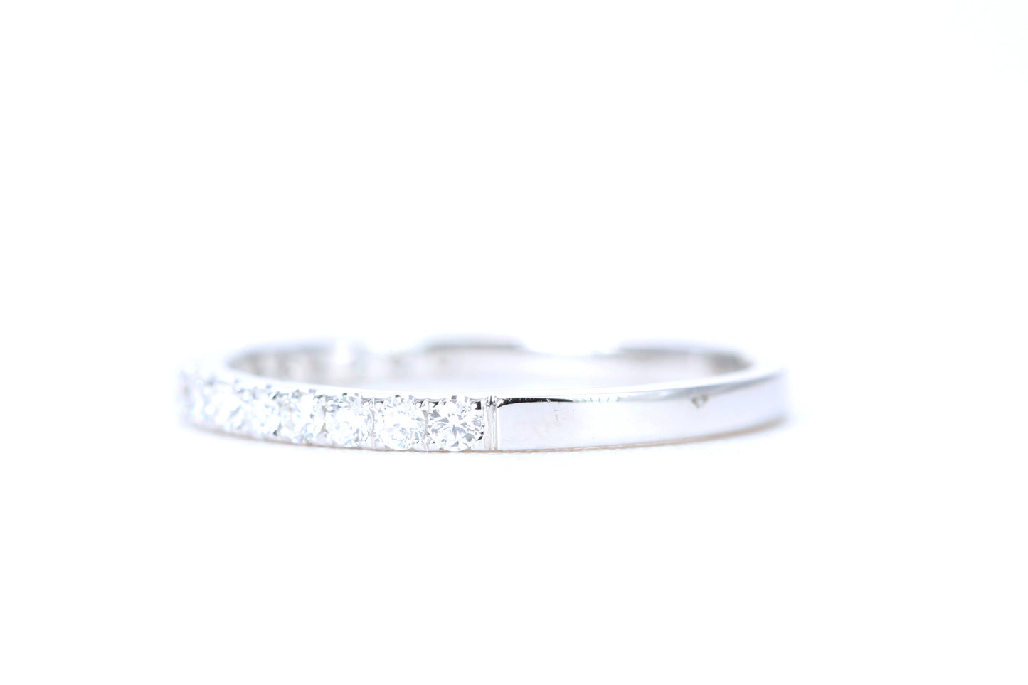 Micro Pavé 1/3 Carat Diamond Ring in 14K White Gold