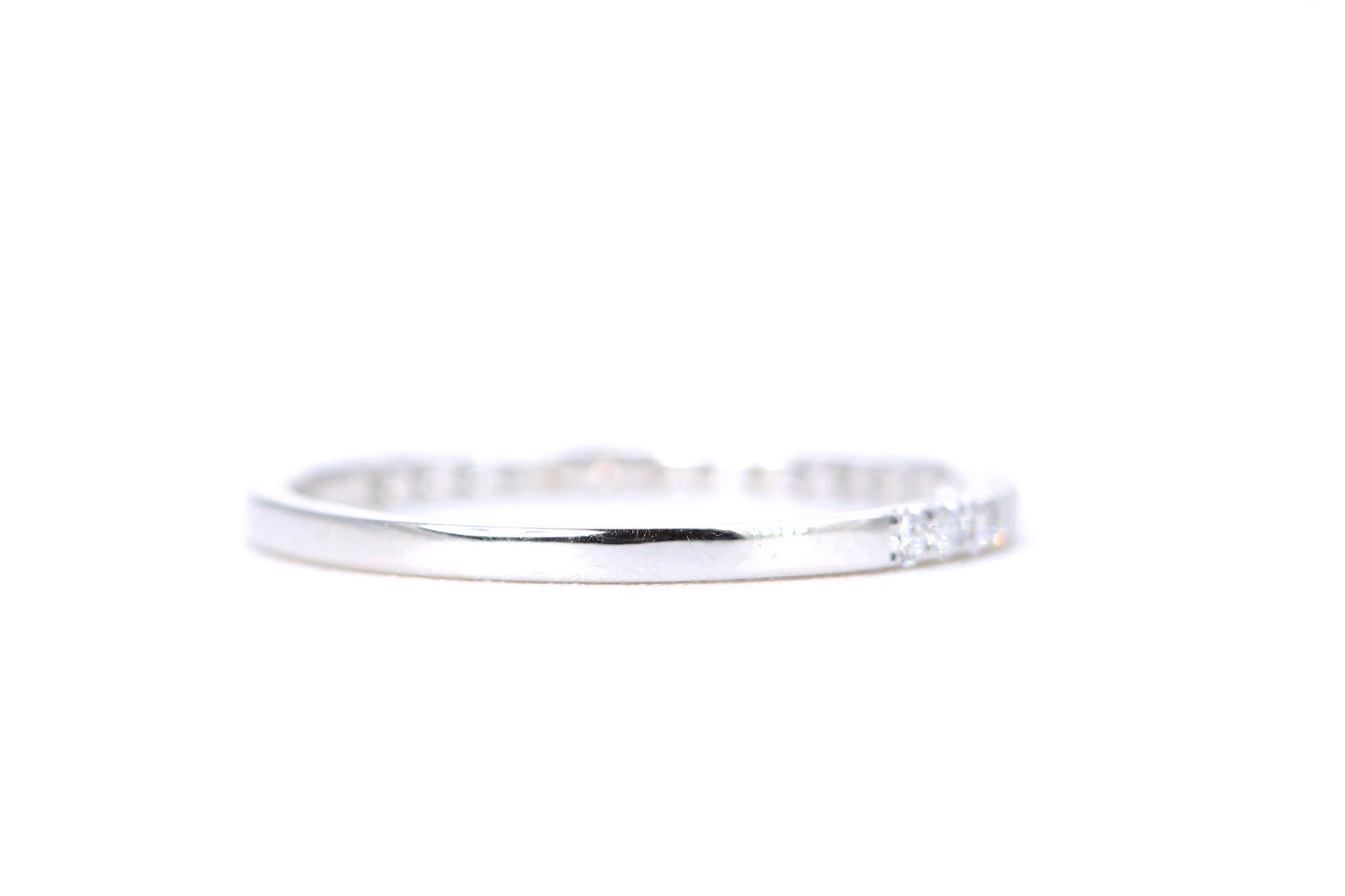 Micro Pavé 1/4 Carat Diamond Ring in 14K White Gold