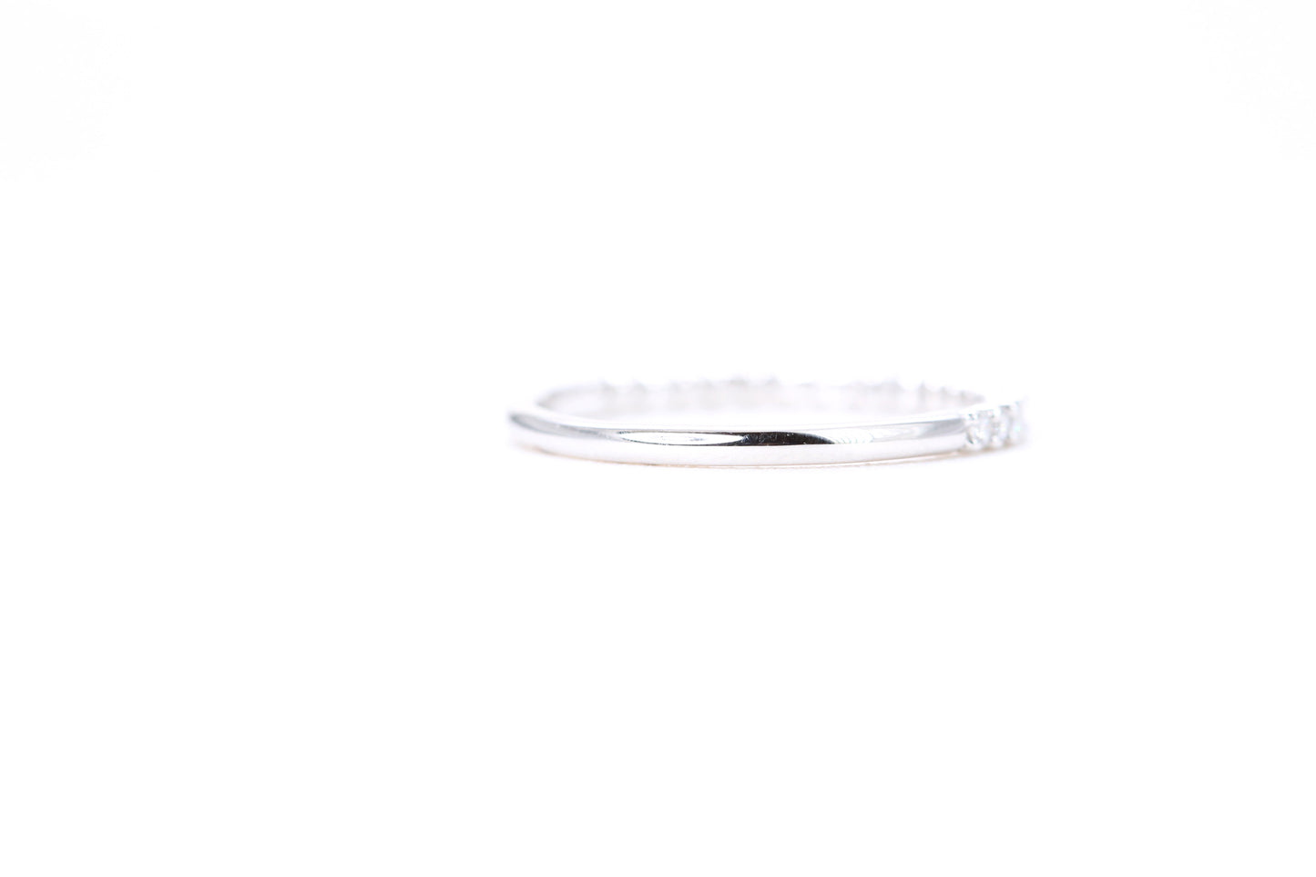 Micro Pavé 1/4 Carat Diamond Ring in 14K White Gold