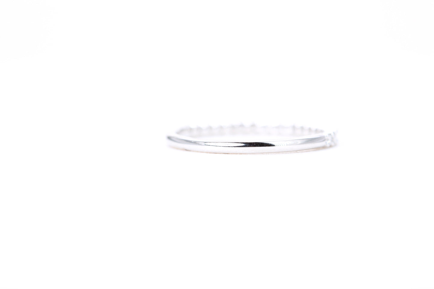 Micro Pavé 1/4 Carat Diamond Ring in 14K White Gold