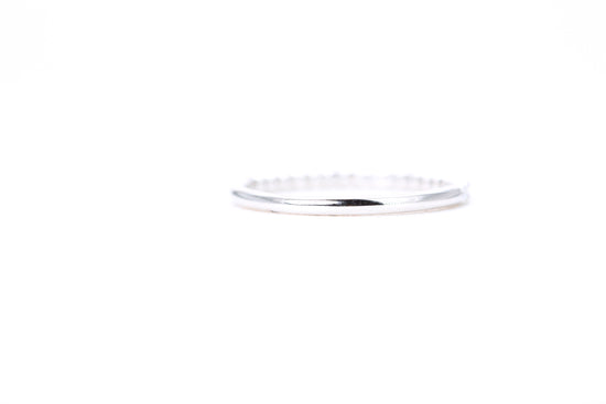 Micro Pavé 1/4 Carat Diamond Ring in 14K White Gold