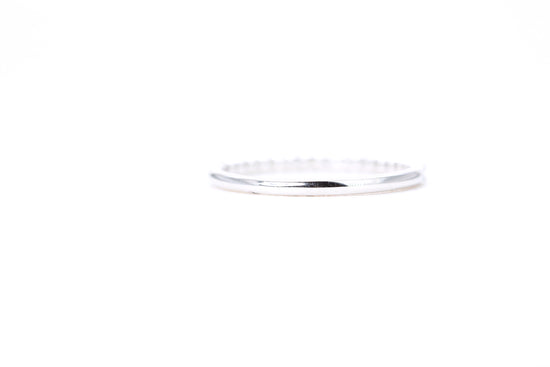 Micro Pavé 1/4 Carat Diamond Ring in 14K White Gold