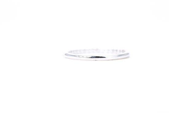 Micro Pavé 1/4 Carat Diamond Ring in 14K White Gold