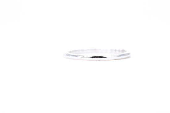 Micro Pavé 1/4 Carat Diamond Ring in 14K White Gold