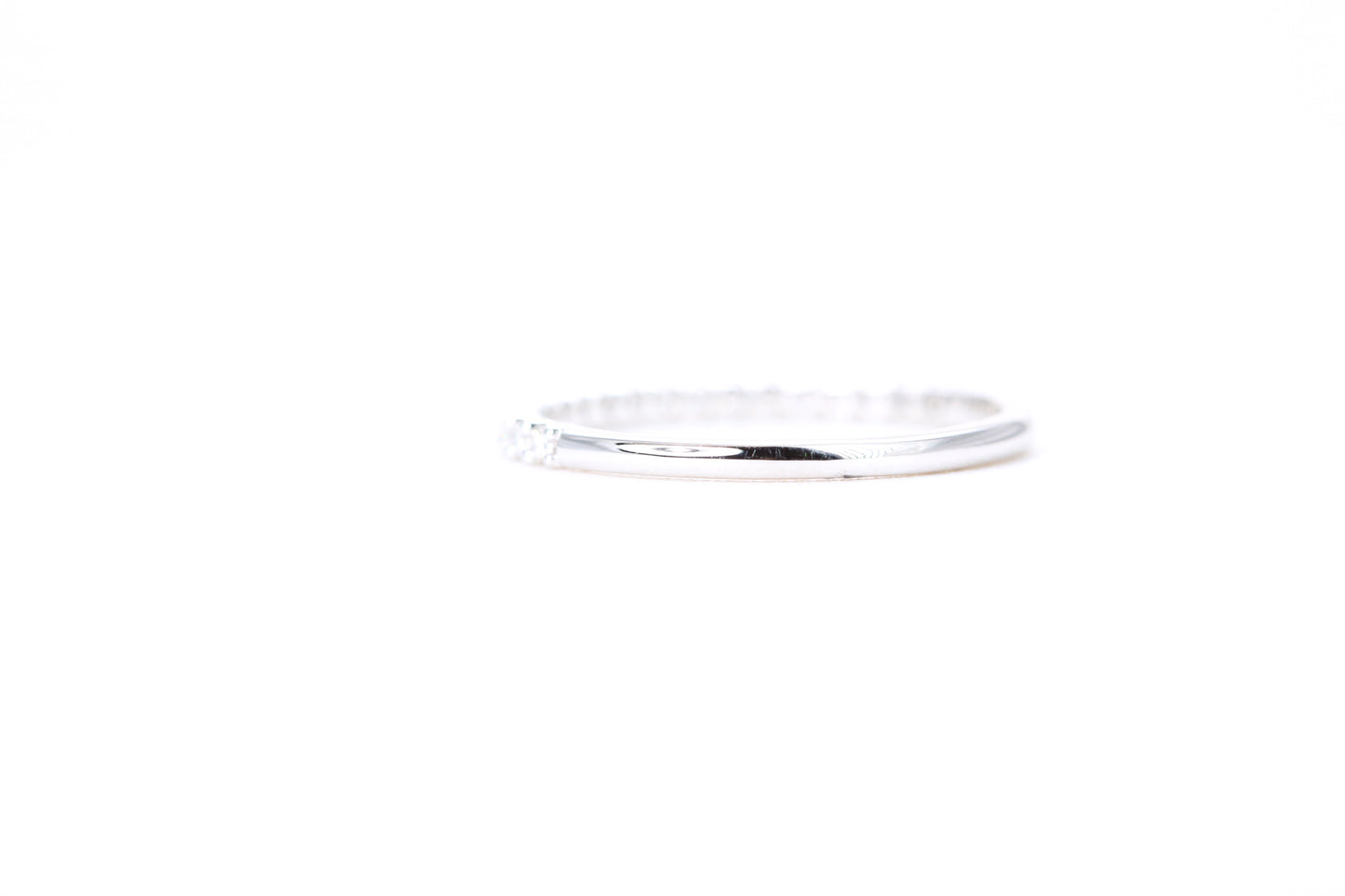 Micro Pavé 1/4 Carat Diamond Ring in 14K White Gold