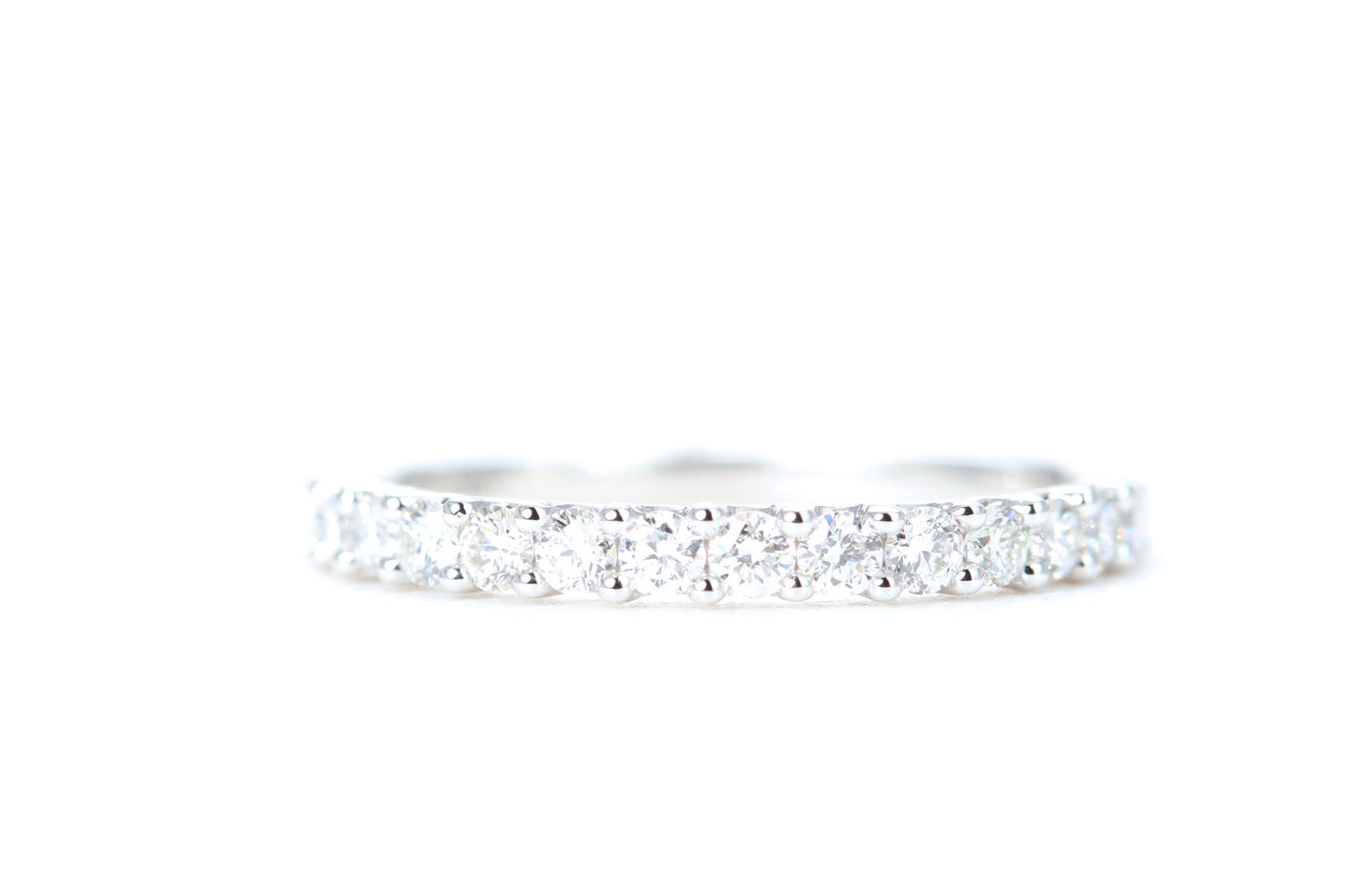 Micro Pavé 1/2 Carat Diamond Ring in 14K White Gold