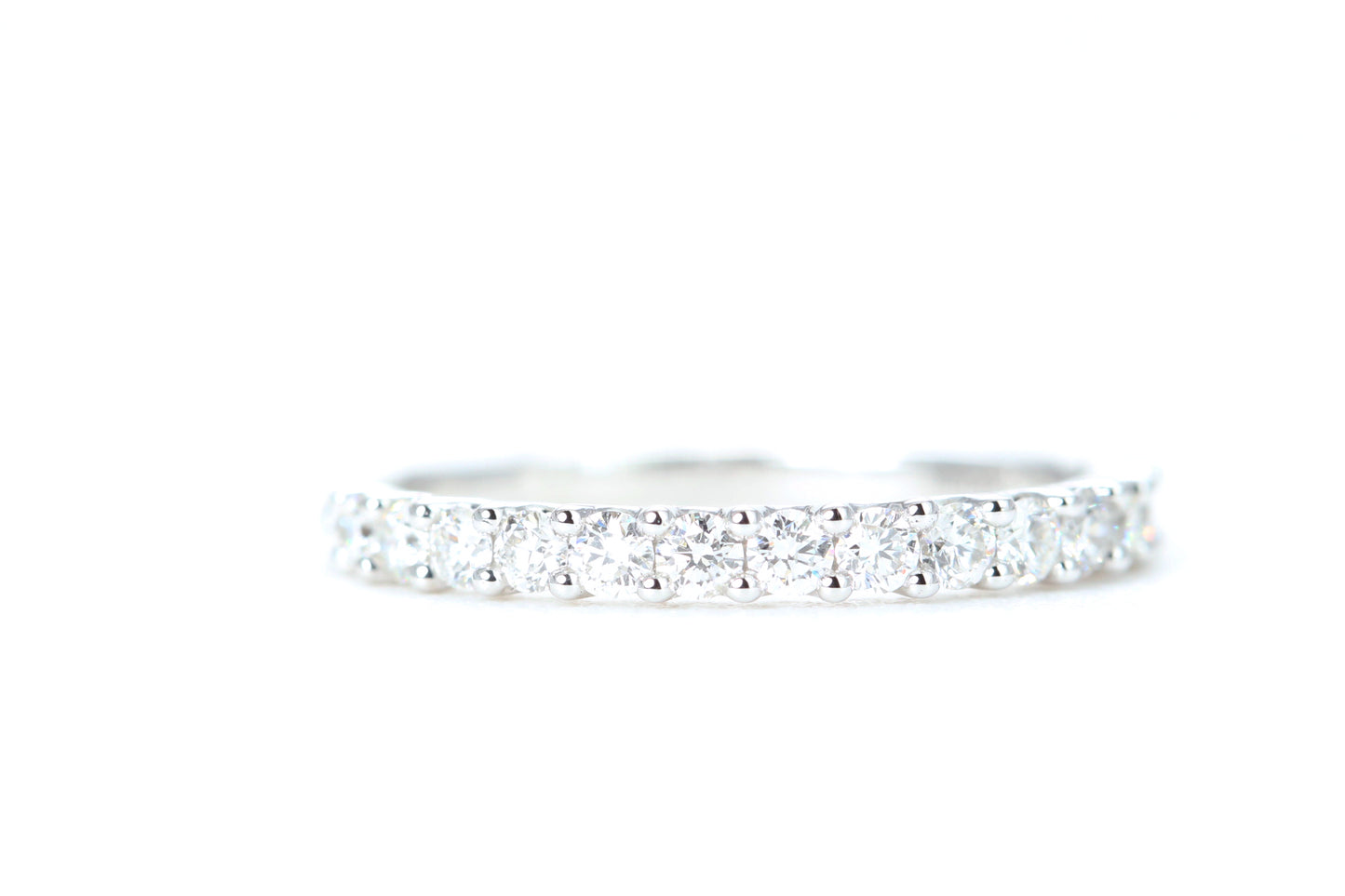 Micro Pavé 1/2 Carat Diamond Ring in 14K White Gold